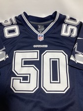 Sean Lee Jersey Youth L 14/16 Dallas Cowboys #50 Blue Football Nike On Field NFL