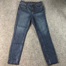 Calvin Klein Jeans Womens Size 29 Dark Wash High Rise Slim Straight Ankle Jeans