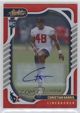 2022 Absolute Rookies Spectrum Red Signatures 32/50 Christian Harris Auto 0u46