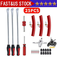 25pcs Steel Tire Spoon Lever Iron Kit Professional Motorcycle Tyre Changing Tool