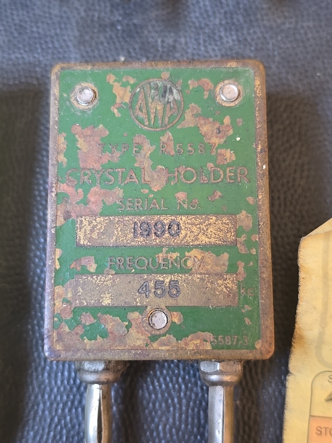 (9)Ham Radio and other frequency crystals And Crystal Holders not tested Lot #2