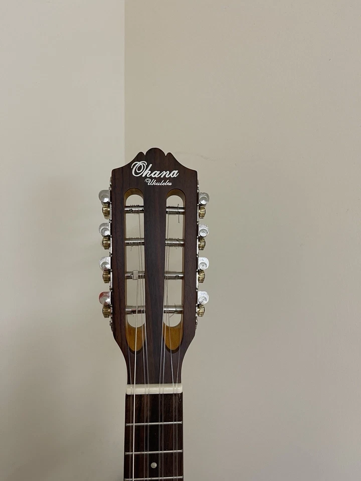 Ohana 8-String Solid Mahogany Concert Ukulele CK-35-8 - Image 3 of 4