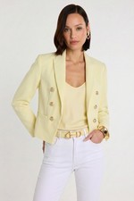 Gabrielle Double Breasted Blazer Sunshine Yellow THE NOLI SHOP