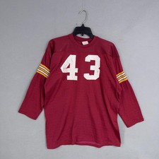 Vintage Empire Jersey Mens Large Red Football Practice 3/4 Sleeve Union Made USA