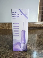 Water Dental Flosser USB Rechargeable Oral Irrigator Teeth Cleaner with 6Nozzles