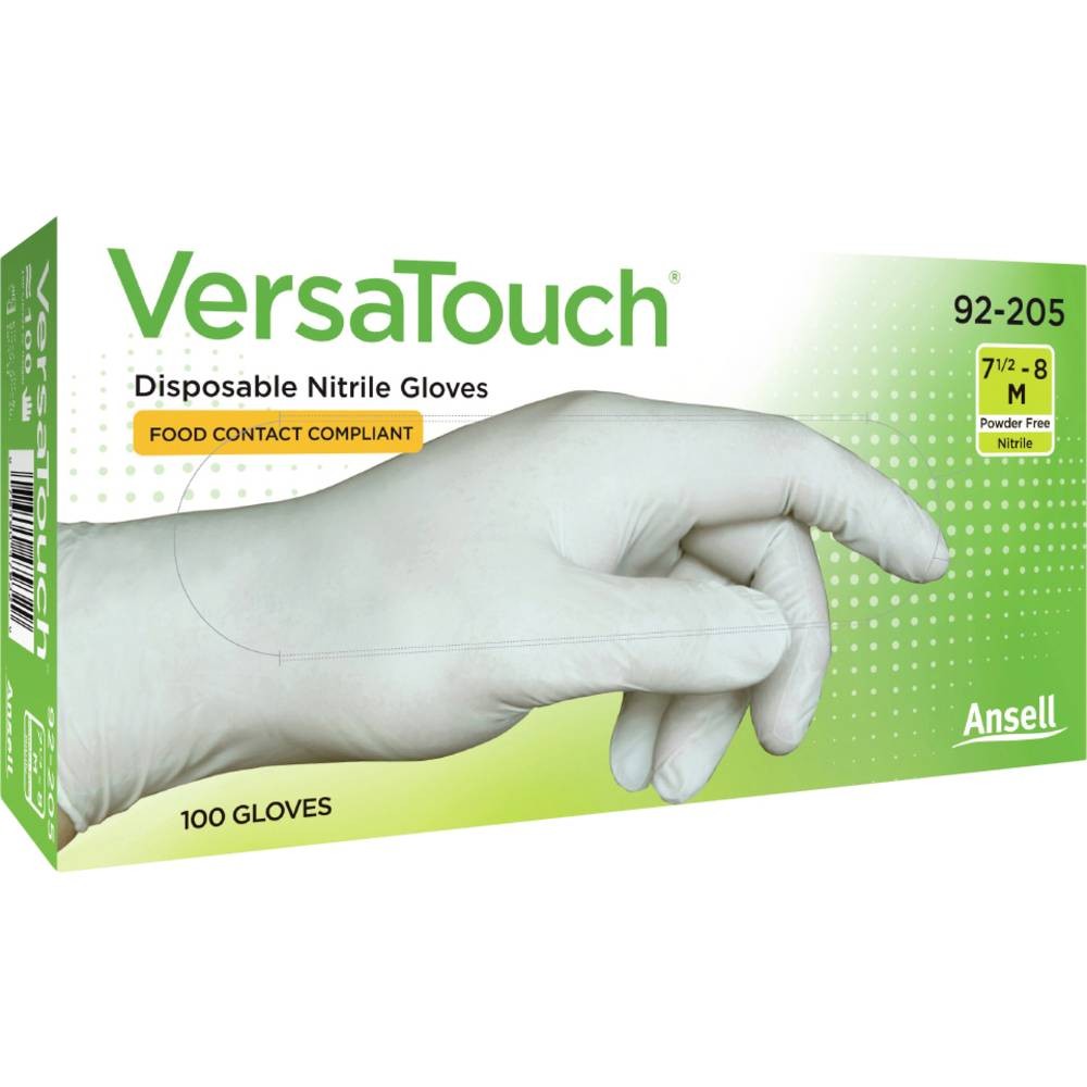 Gants nitrile Ansell VersaTouch 92205070 jetables et ultra résistants bleus