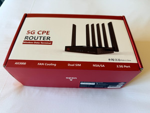 5G NR LTE MODEM ROUTER DUALSIM WiFi6 FAN COOLED AX3000 X75