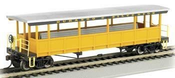 Bachmann 17432 HO Scale Open-Sided Excursion Car Durango &