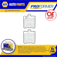 Brake Pads Set fits MERCEDES C200 2.2D Rear 03 to 08 Proformer 0024205220