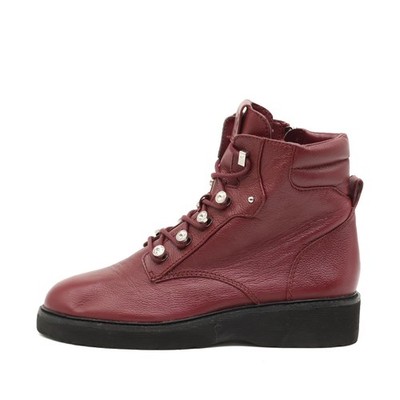 Michael Kors Damen PV211 Stiefelette Burgunderrot Boots Wanderstiefel EU 40