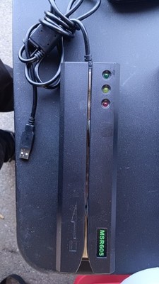 MSR605 or MSR605X magnetic stripe card reader/writer. 