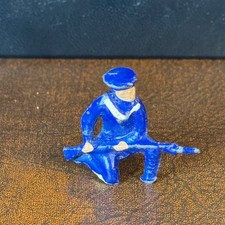 Vintage Britains John Hill WW1 German Naval Soldier Kneeling with Rifle
