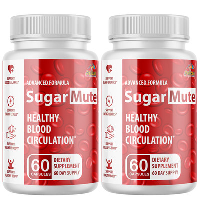 Sugar Mute- Blood Support- 2 Bottles- 120 Capsules
