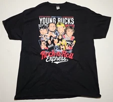 Rickey Morton - Rock-n-Roll vs Young Bucks T-Shirt Wrestling XL