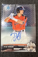 2017 Bowman Chrome  Prospect Autographs Ryan Howard Blue Refractor  Giants auto