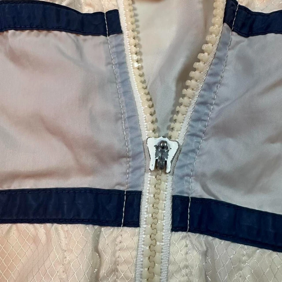 Y2K Nike windbreaker zip up 2000s Y2K hooded Nike swoosh windbreaker jacket - Image 4 of 4