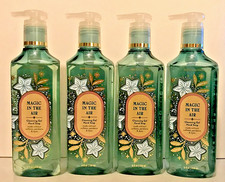 MAGIC IN THE AIR CLEANSING GEL HAND soap wash Bath Body Works X 4 - 8 OZ