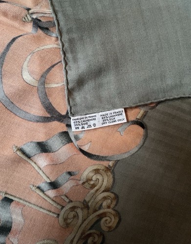 Hermes LUNA PARK Kaschmir Schal 140 cm, schöne Farben - Bild 15 von 16