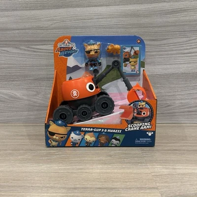 MOOSE ENTERPRISE Octonauts Terra Gup 3 Toy Kwazii Figure Vehicle Set Kids Children New Crane Dig