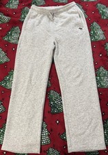 Abercrombie Kids Unisex Fleece Sweatpants Size 9/10 S Joggers Gray Worn Once