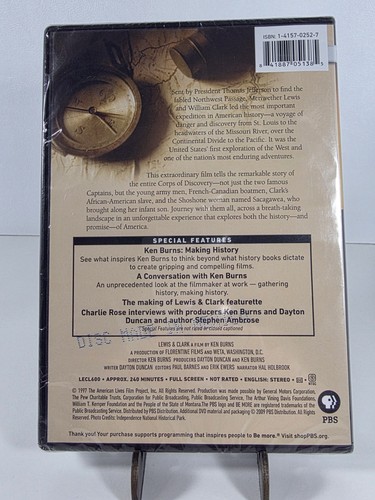 Lewis & Clark : Journey Of The Corps of Discovery (PBS, 2004) Ken Burns - NEW - Picture 2 of 2