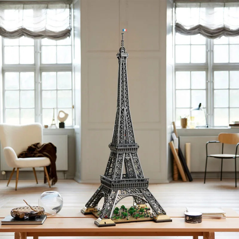 Tower Model Kit 1.5m Eiffel Tower 10307 10001PCs Paris Architecture Model Building ...
