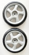 2 Räder 16,5 cm ø -Stärke 3,5 cm Kunststof...
