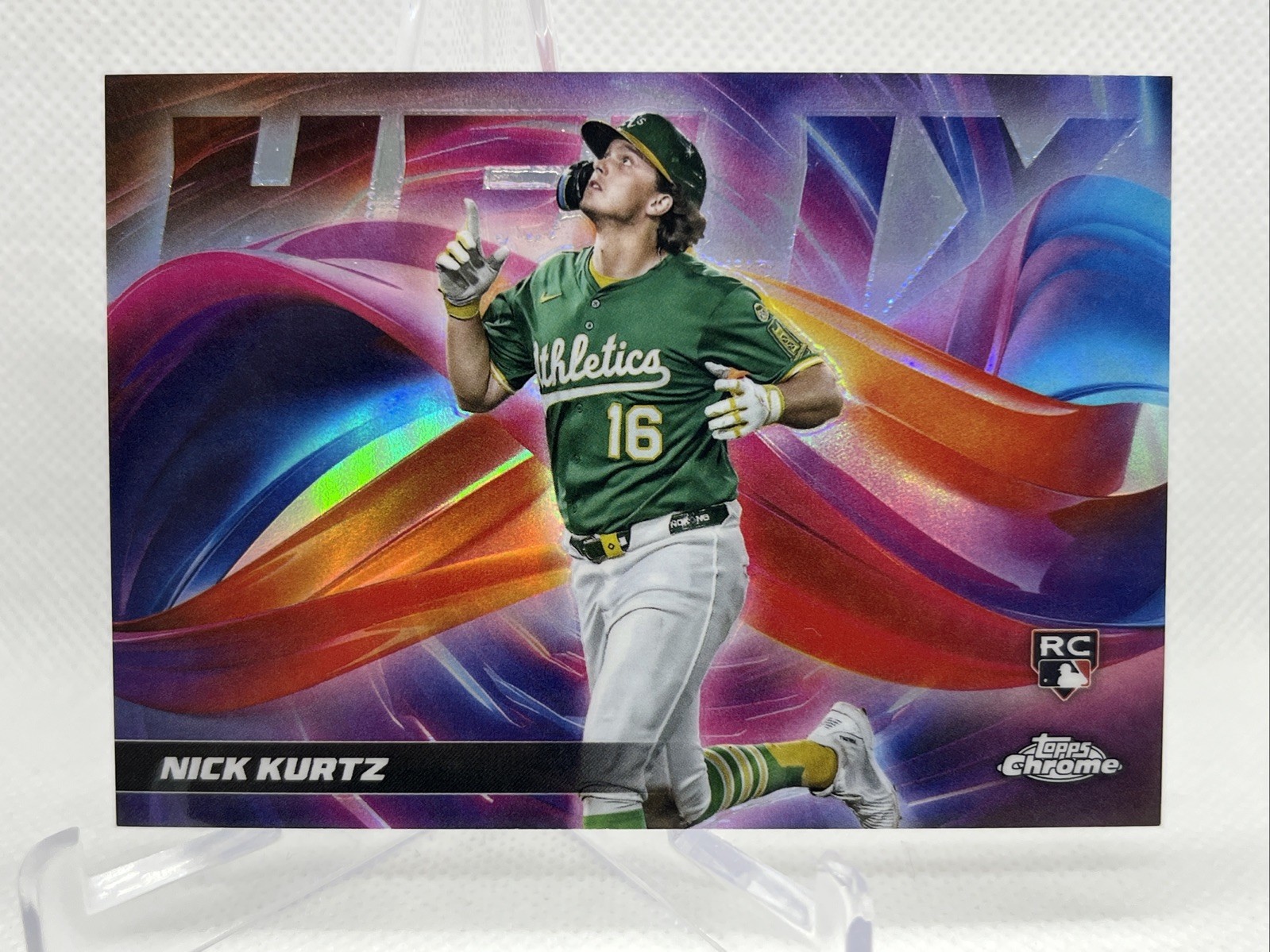 2025 Topps Chrome Update NICK KURTZ Helix Case Hit Rookie Card RC #HX-19 READ