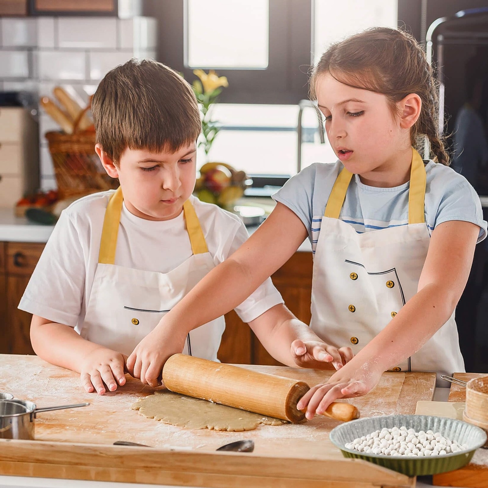 1LB Pie Weights for Baking - Pie Crust Weights Ceramic Baking Beans for Reusa...