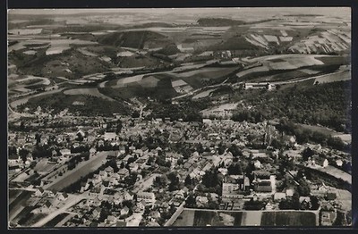 Ansichtskarte Meisenheim am Glan, Luftbild der Ortschaft 