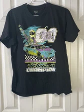 Brisco Brands 1991 National Champion Black Racing Tee Size Large