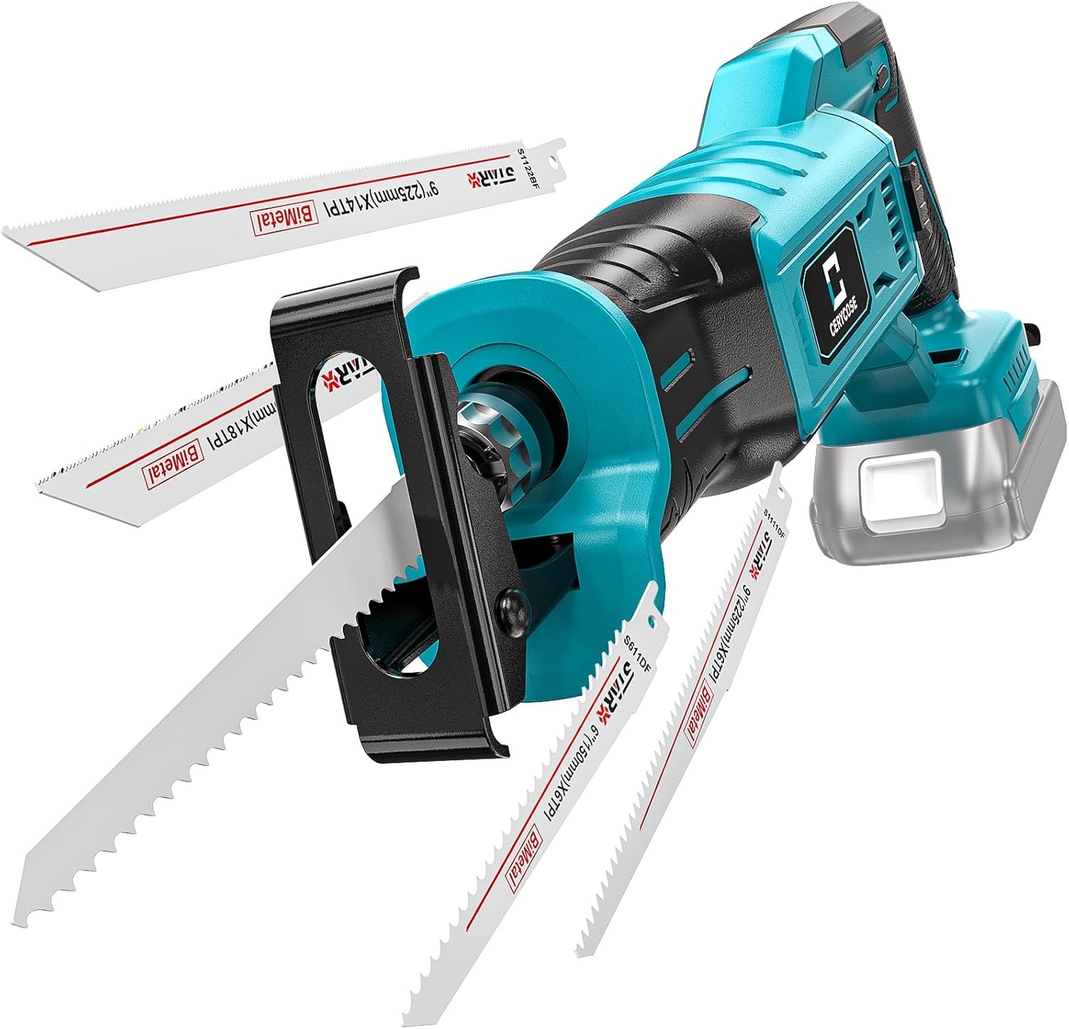 Cordless Reciprocating Saw Compatible with Makita 18V Battery