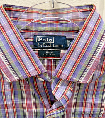 ***POLO BY RALPH LAUREN**NWOT***MENS SHIRT - LONG SLEEVE REGENT CUSTOM FIT 17/XL