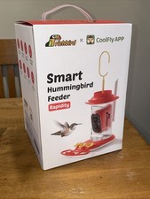 Alimentador inteligente para colibríes con cámara Color: naranja