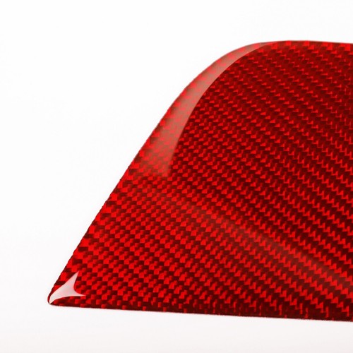 Red Carbon Fiber Dashboard Side Air Vent Outlet Cover Trim For Hummer H3 2006-10 - Picture 8 of 13