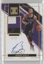 2021-22 Impeccable Elegance Veteran Jersey Holo Gold 10/10 Buddy Hield Auto 2o7