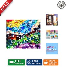 Versatile 500g Glue-Down Irregular Mosaic Tiles - Perfect for Home Decor