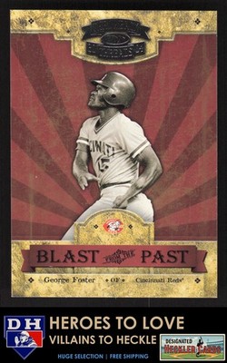 2004 Donruss Throwback Threads Blast From Past #/1500 George Foster #BP-10 Reds