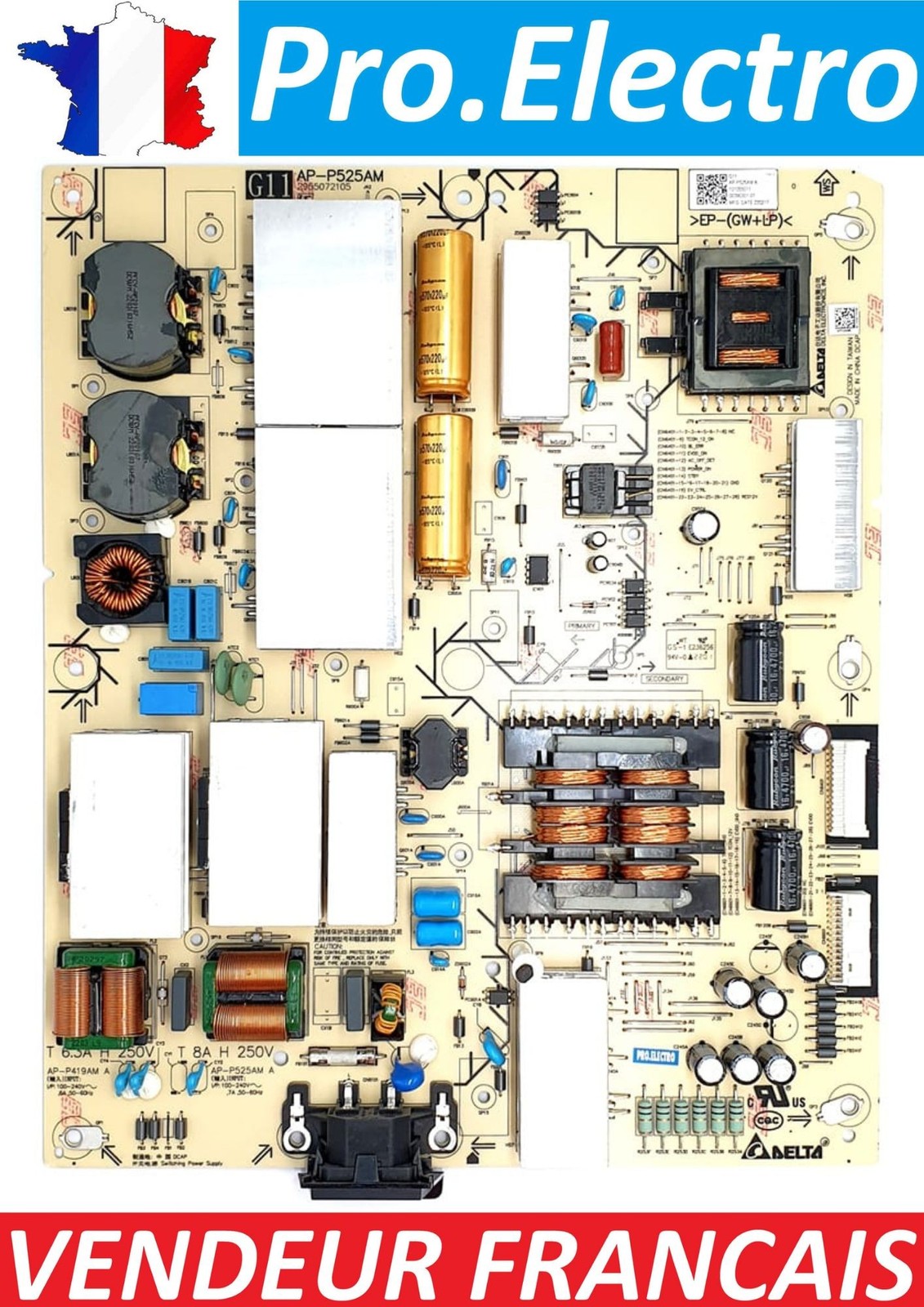 Alimentation SONY XR-65A80J d'origine pour réparer votre écran TV OLED