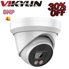 VIKYLIN Turret POE IR 8MP Security camera Viewer Recorder Onvif Outdoor/Indoor