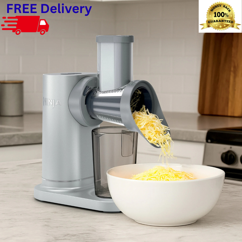 Ninja NeverClog 3-in-1 Juicer Slicer Shredder Cold Press Total