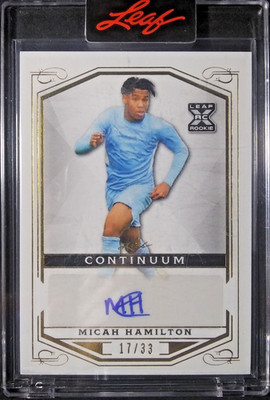 2022 Leaf Continuum /33 Rookie Autographs #85 Micah Hamilton RC SSP MID ENCASED