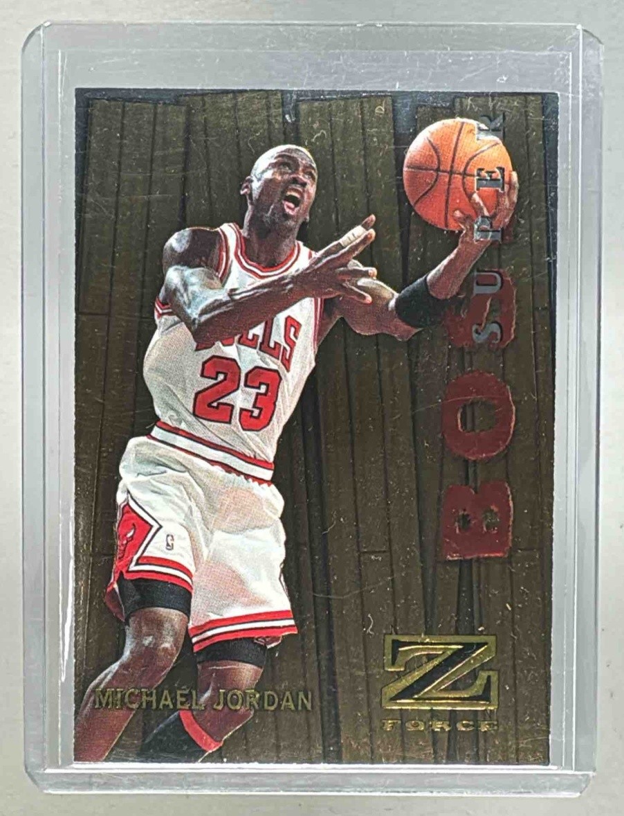 Michael Jordan 1997 Skybox Z-Force Super Boss