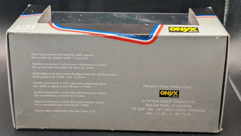 Onyx - Colección Le Mans - Nissan R390 GT1 "Número Jomo" 33 (Verde/Plateado) 1:43 Foto 4 de 4