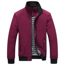 ⭐⭐Mens Jacket Smart Causal Bomber Jacket Men Spring Jackets for Men Black Green.