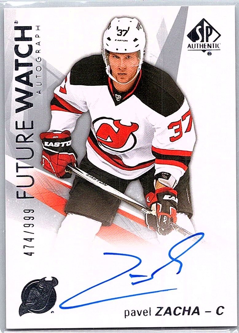 2016-17 SP Authentic - Future Watch Autographs Pavel Zacha #134 /999 (AU, RC)