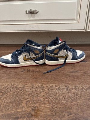 Air Jordan 1 Mid Take Flight  Youth Size 2Y Shoes FN1352-400