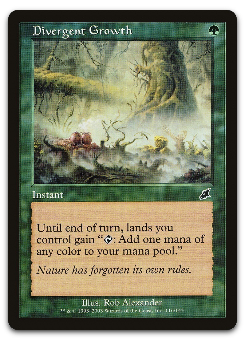 Divergent Growth #116 (LP) Scourge SCG Magic MTG