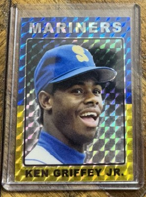 Ken Griffey Jr 2016 - Original Artwork By Retro Tech Custom Cards /10