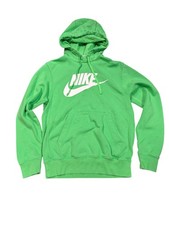 Nike Hoodie Mens XS BV2973-362 Pullover Sweatshirt Nike Swoosh Bright Green